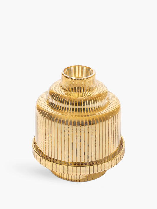 Golden Pyramid Candle Holder For classic candles 370G